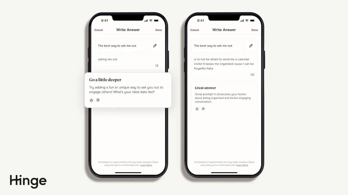 Go a Little Deeper and Great Answer feedback states